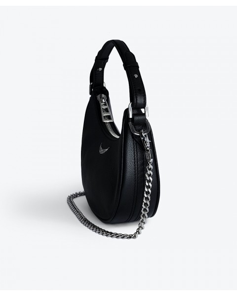 Zadig & Voltaire MOONROCK GRAINED - Bolso de mano - noir/negro 