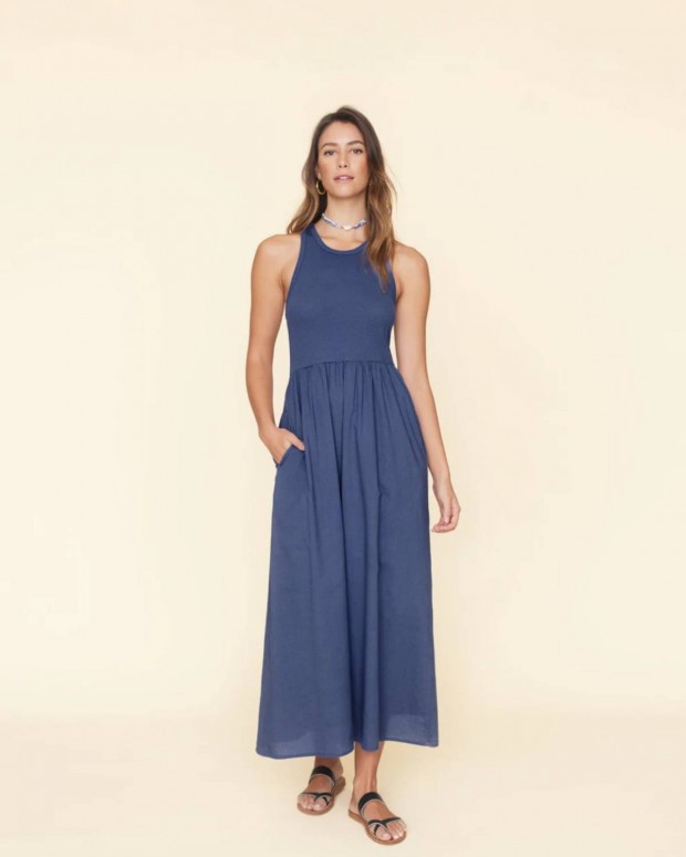 FLYNN DRESS MARLIN BLU