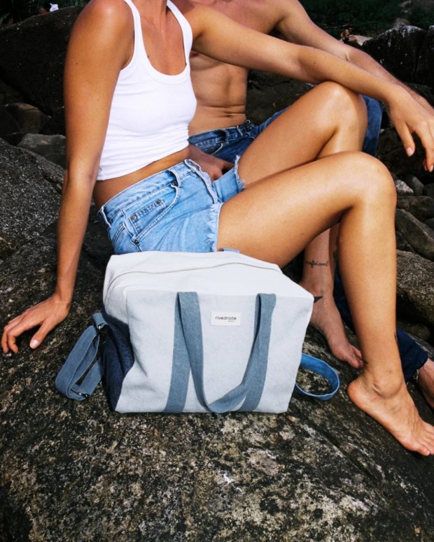 BOLSO SAUVAL DENIM RIVEDROITE