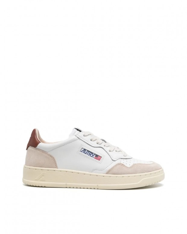 MEDALIST LOW WOM - LEAT/SUEDE WH/COCO SH