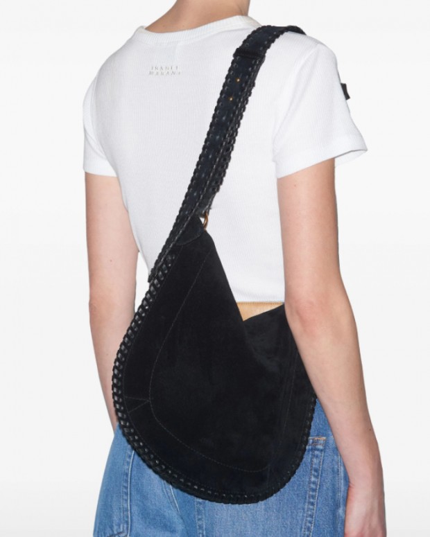 OSKAN SOFT SHOULDER BAG BLACK