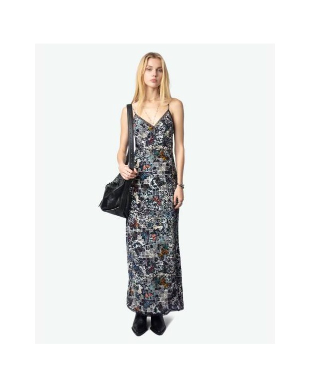 VESTIDO RAMELIL SOFT BUTTERFLIES ZADIG & VOLTAIRE