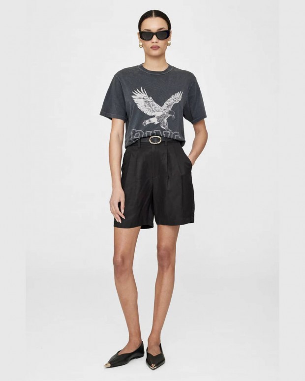 LILI TEE RETRO EAGLE - WASHED BLACK WASHED BLA