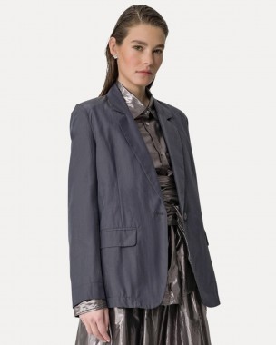 CHIC TAFFETAS BOXY JACKET...